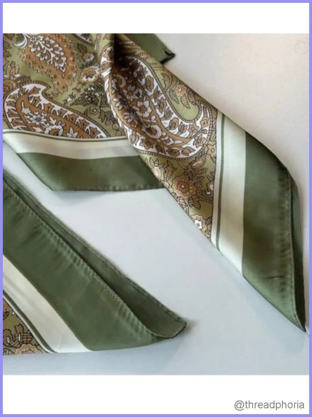 Satin Silk Feel Square Scarf 27x27 Neckerchief Hair Wrap Bandana